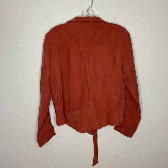 NWT Some Days Lovin Tie Front bottom down top size small - Picture 7 of 7